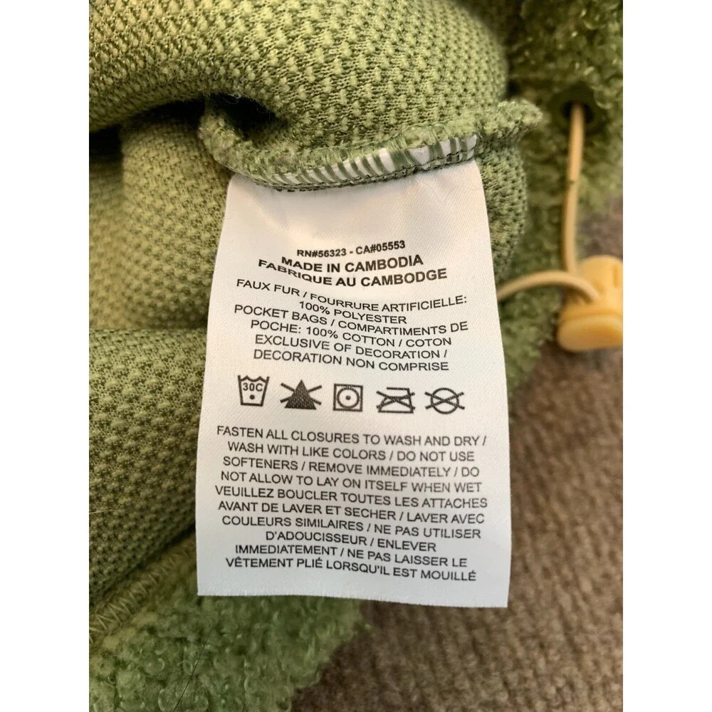 Nike Sweater Womens M Therma-Fit Sherpa Boucle Fleece 1/4 Zip Cropped Pullover